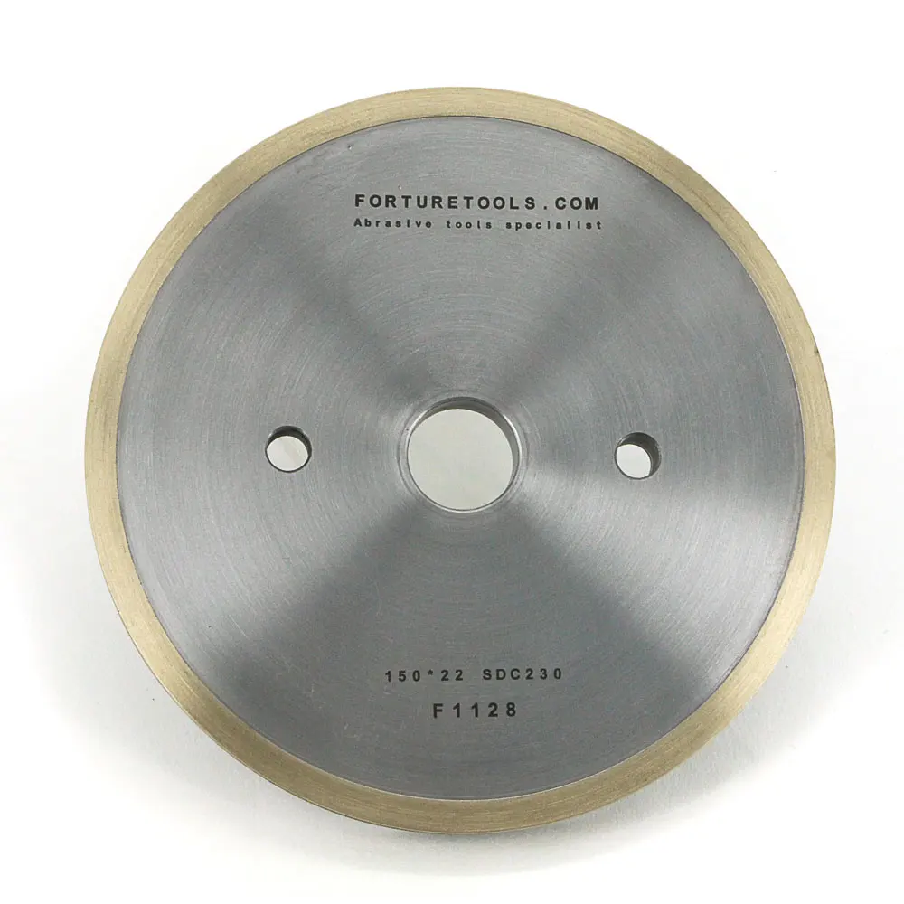 Diamond pencil grinding wheel for 3~12mm glass round edge,straight edge processing with fixing hole M001b