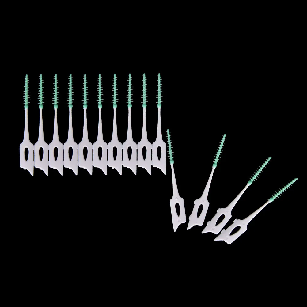 20 шт./лот Стоматологическая зубочистка и зубная нить Стик для зубной нити s ЗУБНАЯ палочка ЗУБ ВЫБОР межзубная щетка Зубы чистый стоматологический Стик для зубной нити
