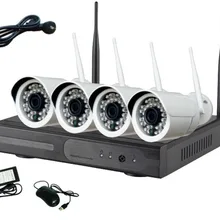 YobangSecurity 4CH ИК HD Home Security Wi-Fi Беспроводной IP Камера Системы 720 P наружного видеонаблюдения камеры видео сетевой видеорегистратор наружного наблюдения комплект