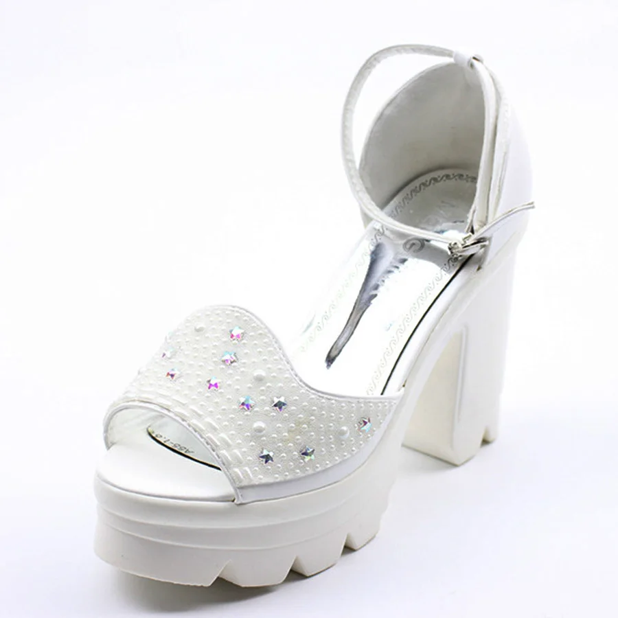 Fashion platform sandals women high heels summer s...