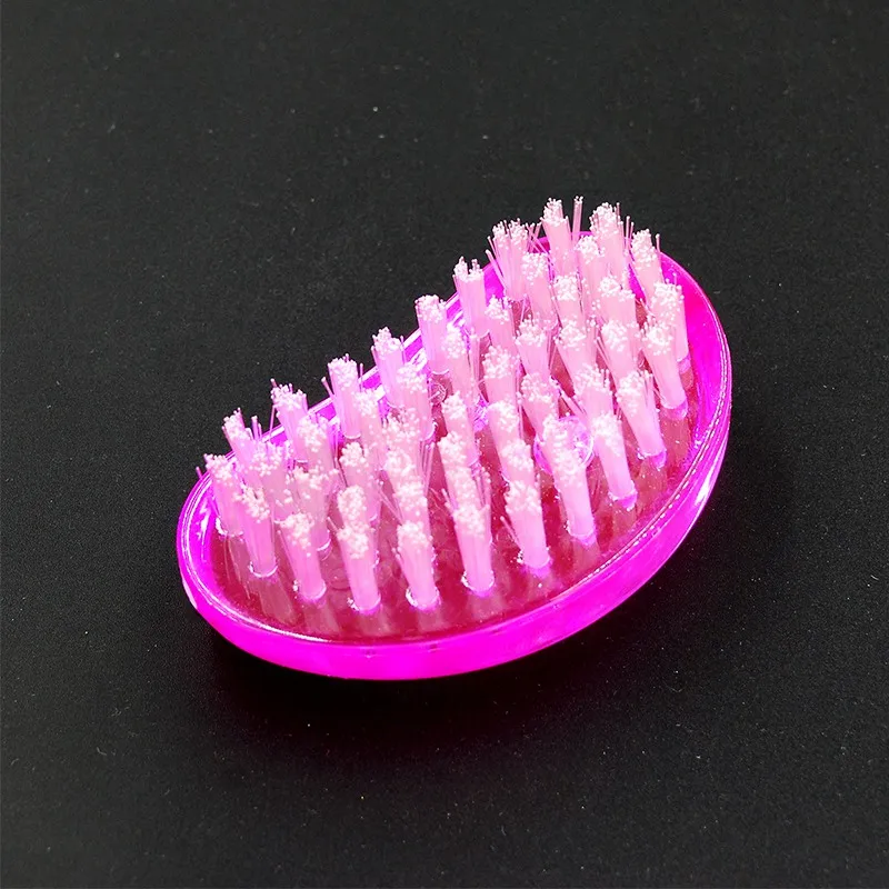

Rolabling New Arrival Nail Shell Shape Dust Brush Pink & Blue Plastic Cleaning Brush Remove Dust Beauty Manicure Tool
