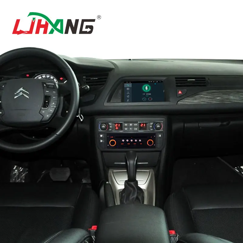 Excellent LJHANG 1 Din Android 9.0 Car DVD Player for Citroen C5 2005-2012 Stereo GPS Navigation multimedia Player 1 Din Car Radio USB RDS 5