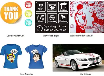 

Chinese 1360mm Automatic Contour Cutting Plotter/Vinyl Cutter with CE