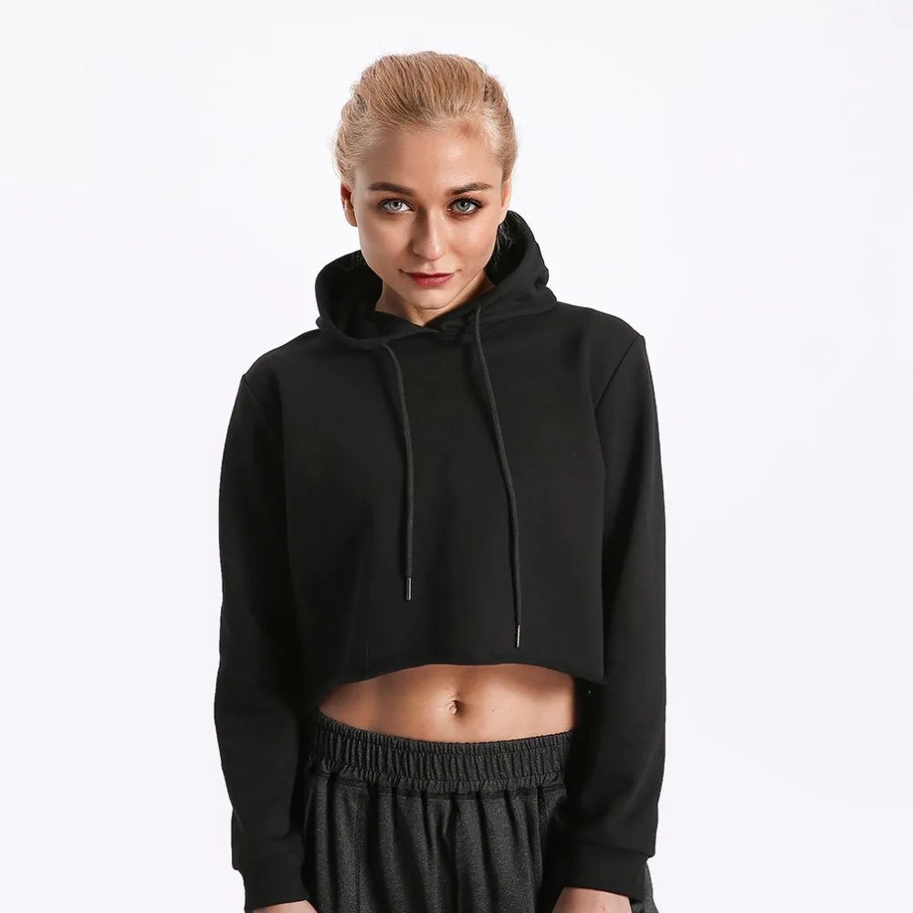 New style brand 2019 early autumn new women's hooded black and white solid color New style brand 2019 early autumn new women's hooded black and white solid color