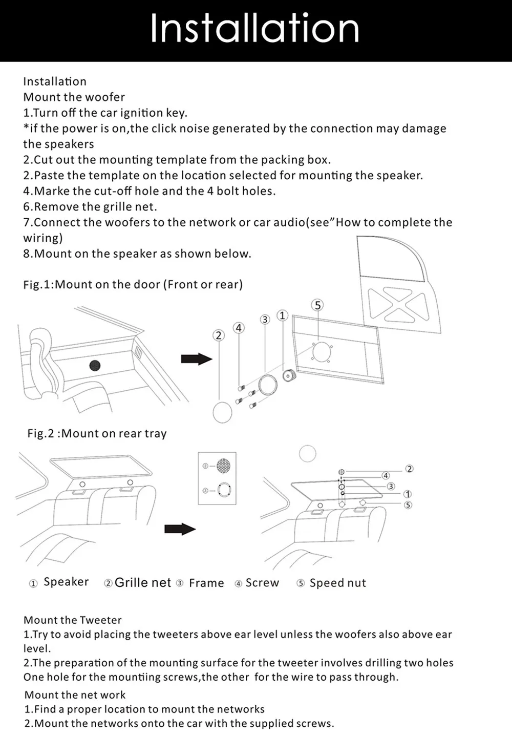 LABO парные LB-GY108A25 автомобильные купольные музыкальные аудио