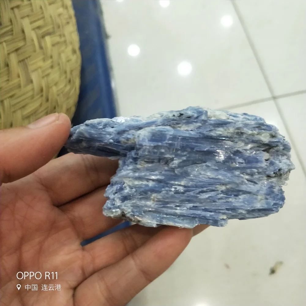

Natural Crystal Stone Blue Kyanite Minerals Raw Cyanite Rough Sappare Disthene Crystal Jade Quartz