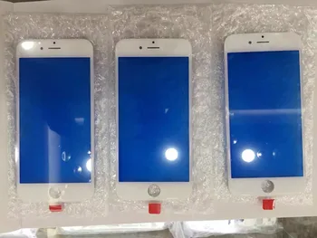 

50Pcs/lot DHL Free Front Outer Screen Glass Lens with Frame Bezel+OCA Assembly for iPhone 6s Replacement Repair Parts
