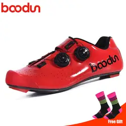 Boodun road велосипедная обувь из углеродного волокна для мужчин 2019 красный sapatilha ciclismo велосипедная обувь для мужчин самоблокирующиеся