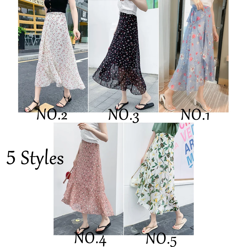 One Piece Skirts Womens Summer Holiday Beach Floral Chiffon Boho Skirt Black Korean 5 Style Split Sexy Bow Tie Wrap Skirt Ladies One Piece Skirts Womens Summer Holiday Beach Floral Chiffon Boho Skirt Black Korean 5 Style Split Sexy Bow Tie Wrap Skirt Ladies