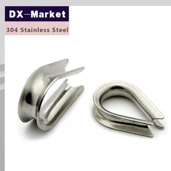 

26mm thimble , 2pcs/lot , stainless steel 304 wire rope thimbles , Cable protection ring suspension clamp Fastener manufacturer