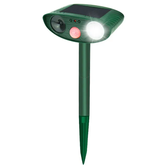 Cat Dog Repellent Ultrasonic Solar Powered Motion Activated Fox Raccoon Rat Squirrel Animal Pest Repellent Repeller Control