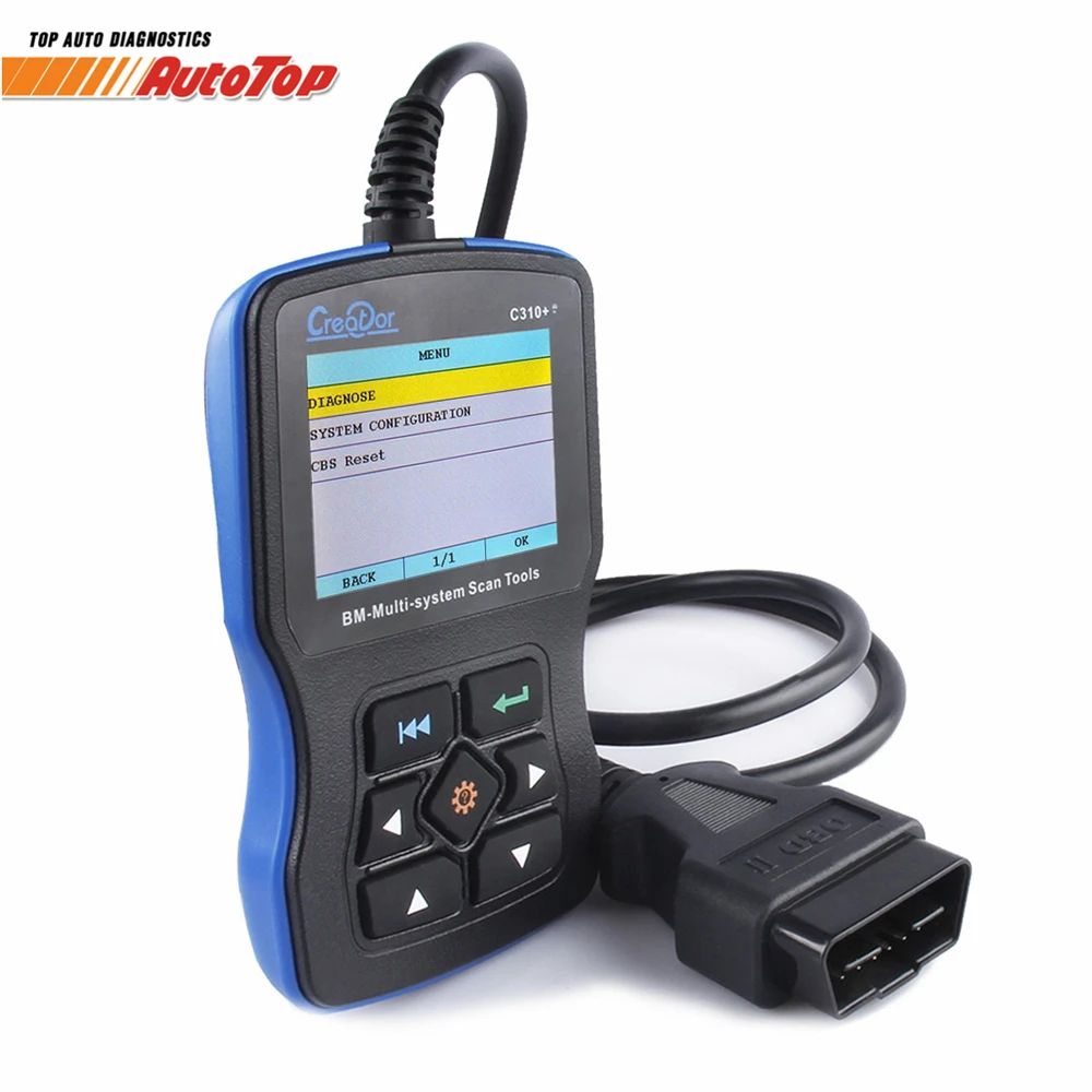 

2018 for BMW Car Diagnostic Tool Creator C310+ V8.0 Newest OBD OBD2 Full Function Scanner for BMW better than Inpa k dcan d can