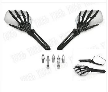 

Aluminum Skeleton Mirrors For Yamaha VStar 400 650 1100 1300 Virago Xv 250 535 750 1100 Road Star Custom Chopper Cruisers