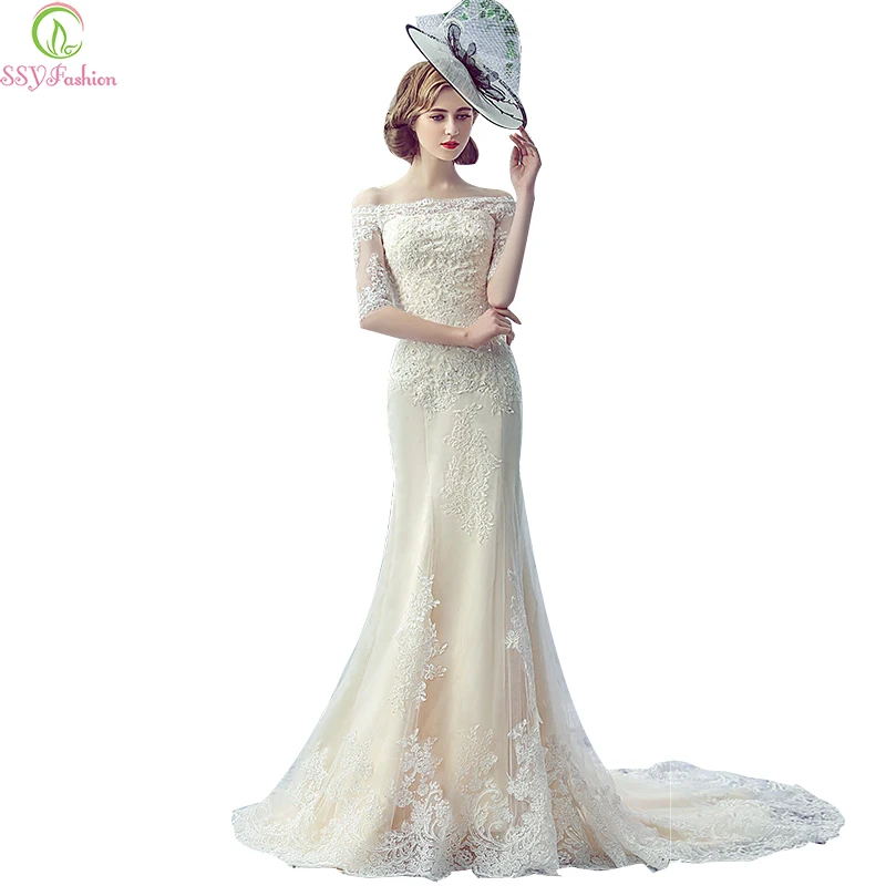 Fishtail Wedding Dresses 2017 1