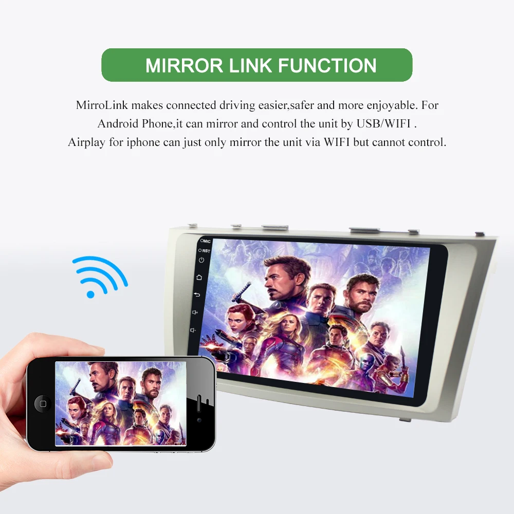 Flash Deal BONROAD Android  Car Multimedia Video Player Navigation GPS For Toyota Camry 40 50 2008-2011 Car Radio Ram 4G ROM 32G （no dvd） 14