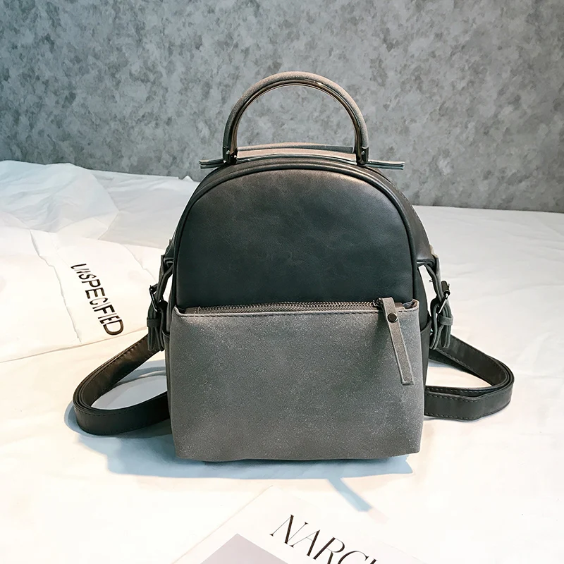 Janespri Fashion Rivet women Backpack PU Leather Female Backpack High Quality Mini Casual bags for Girls 2018 mochila New (35)