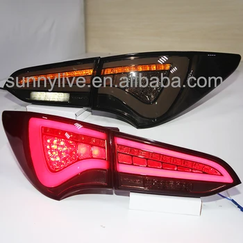 

For Hyundai New Santa Fe IX45 LED Tail lamp Black Smoke 2013-2014 Year WH
