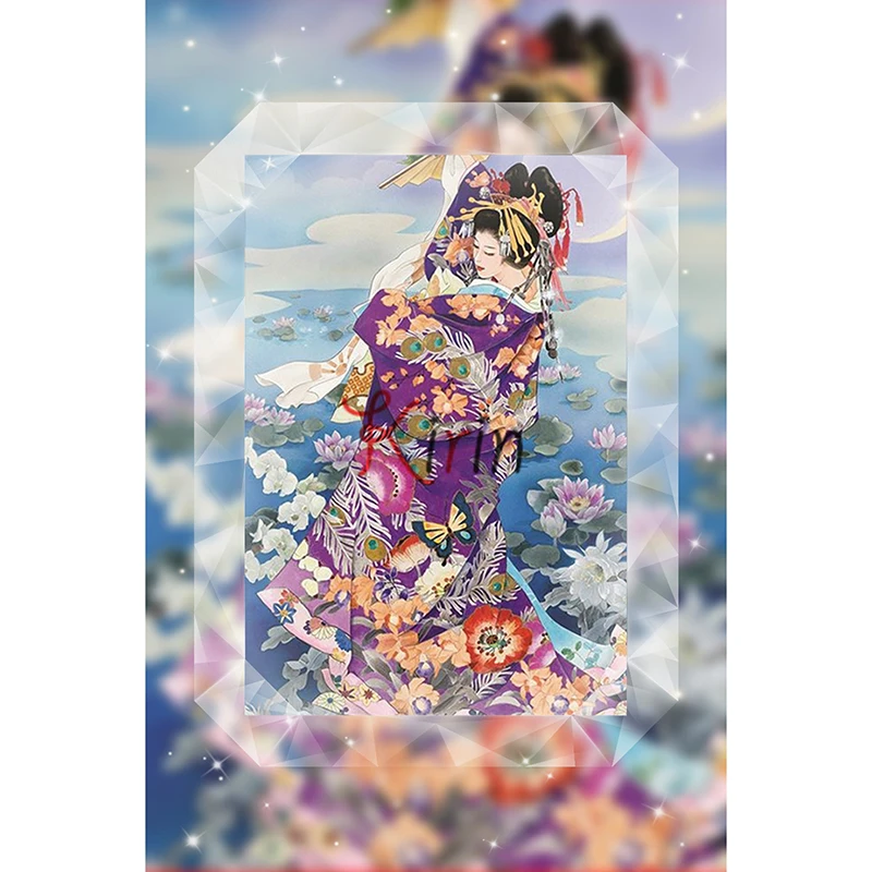 

5D Diy Diamond Painting Cross Stitch Handmade sale of Diamond Embroidery japanese woman Rhinestones Diamond Mosaic Home decor