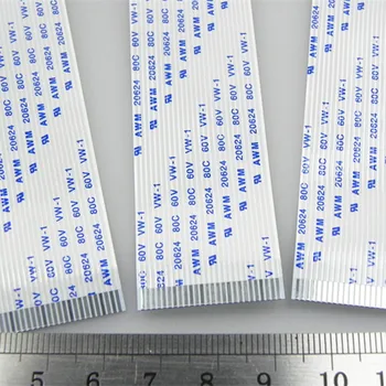 

Free Shipping AWM 20624 80C 60V VW-1 1.0mm 26pin 250mm length type B Electronic Flexible Flat FFC Ribbon Cable 5pcs/lot