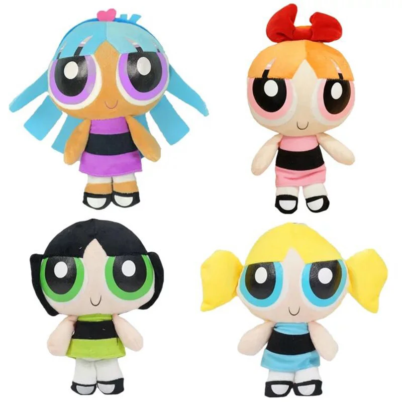 20cm The Powerpuff Girls Plush Doll Toy Bubbles Blossom Buttercup ...