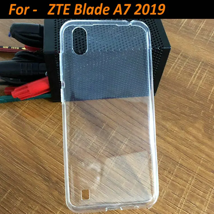 

Tikigogo High Grade Quality Case For ZTE Blade A7 2019 Case Transparent Soft Silicon TPU Silicone Case Back Cover