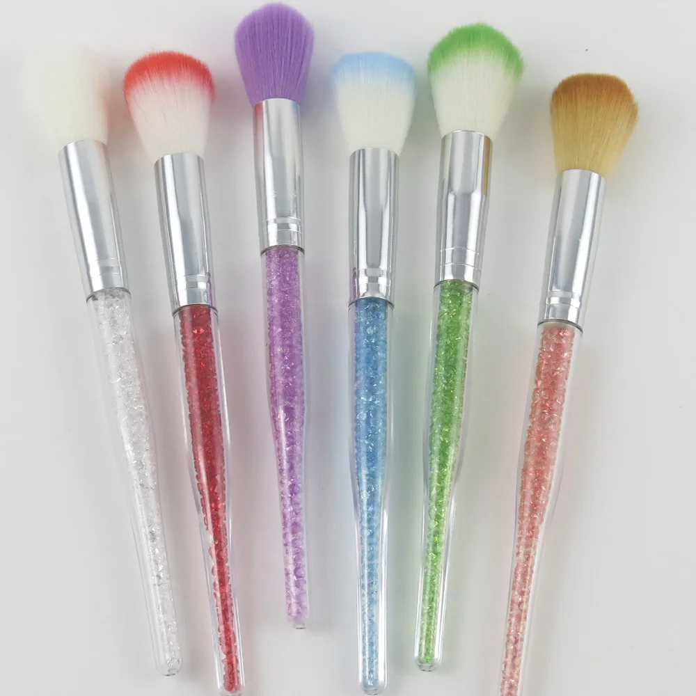 

Colorful Glitter Diamond Unicorn Brush Crystal Brushes Foundation Blending Power EyeShadow Brush Cosmetic Beauty Make Up Tool
