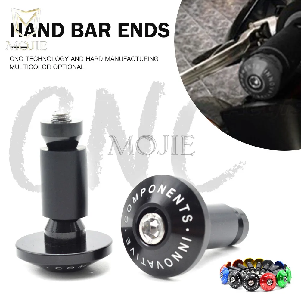 Universale Del Motociclo Manubrio Grips Bar Ends Slider Manubrio Protezione Per Kawasaki Z750 Z800 Z1000 Z1000 Z1000Sx Zzr1200 Zzr1400