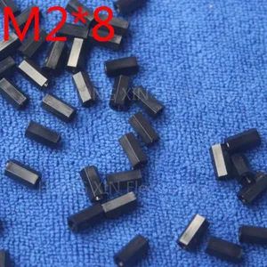 M2 * 8 1 шт. черный нейлон противостояние прокладка Стандартный M2 женский 8 мм противостояние комплект ремонт пластиковые части аксессуары Высокое качество