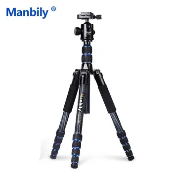 

Manbily CZ302 Carbon Fibre Tripod with KF-0 Ball Head Professional Portable Reflexed Tripod Monopod Travel DV DSLR Camera Stand