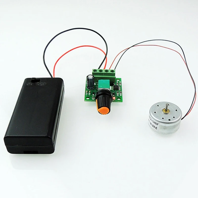 6Pcs 1.8V 3V 5V 6V 12V 2A 30W Low Voltage DC Motor Speed Controller PWM 1803BK 1803B Adjustable Driver Switch