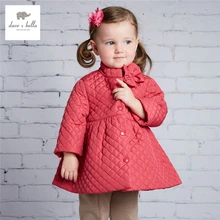 DB3651 дэйв bella baby девушки верхняя одежда розовый ватник