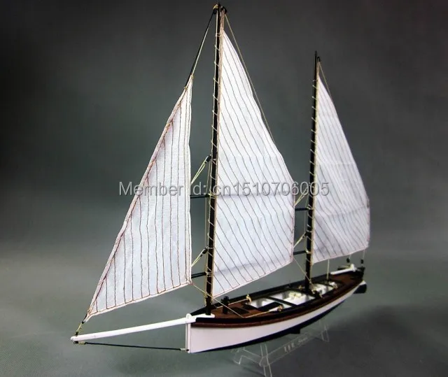 NIDALE Model Hobby sailboat wooden Model kit: Sacle 1/24 ...