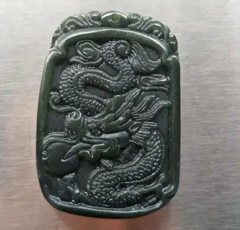 

ecpensive Handmade Natural Emerald Jade Carved Pendant Necklace Fashion Carving Pendants women men Jewelry