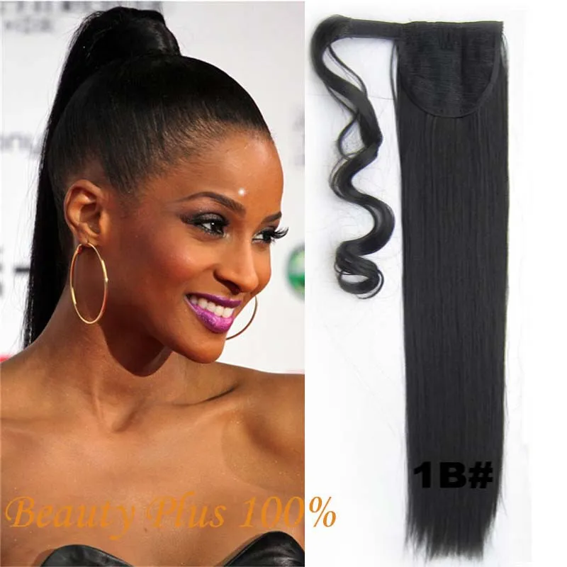 ponytail fake hair extensions false hair pony tail hair cheap