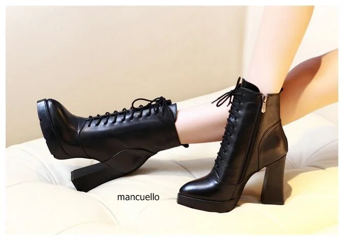 trendy platform heels