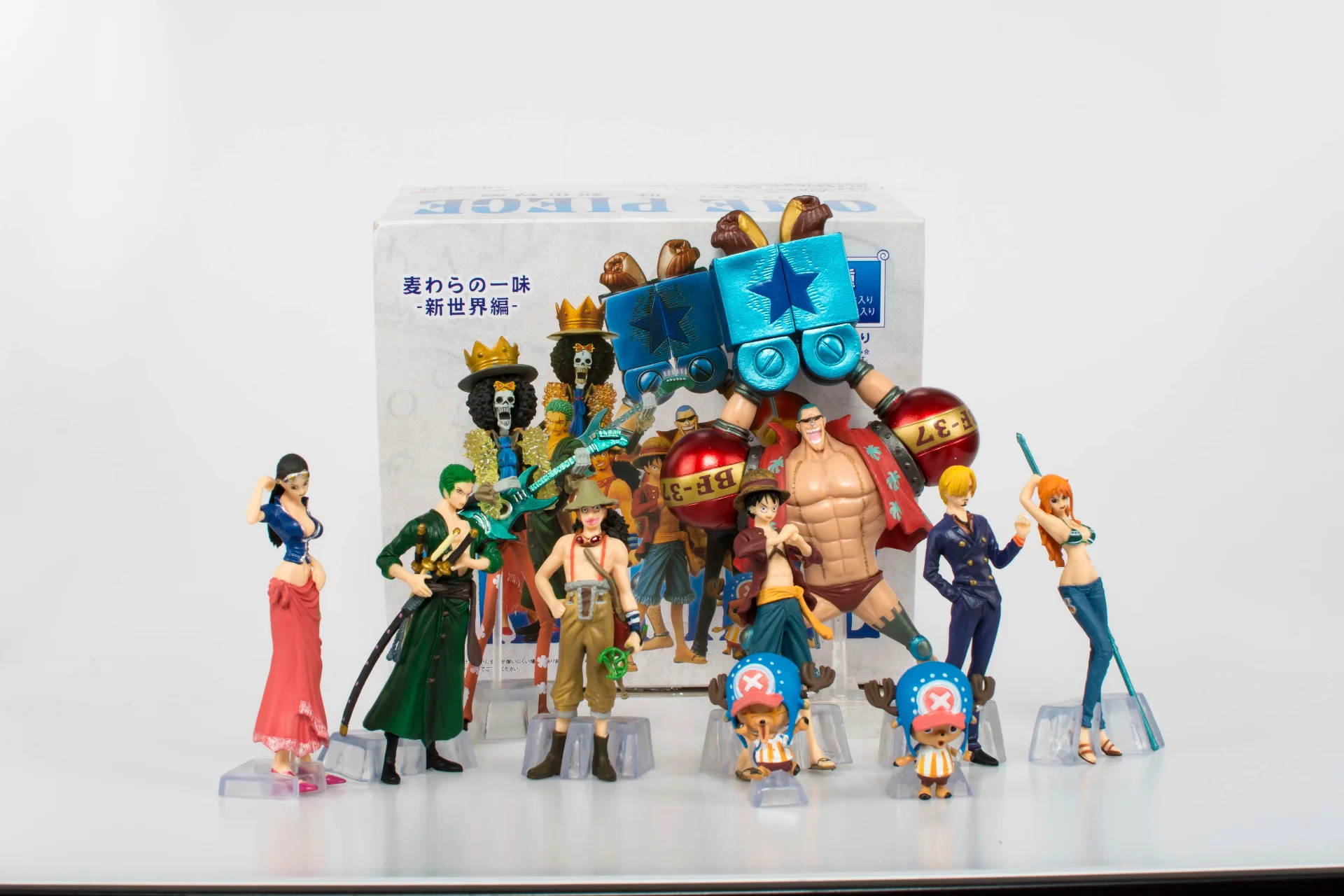 10pcs Set One Piece 2 Years Later Hobbies Action Figures Color Box Toys For Children Luffy Nami Roronoa Zoro Christmas Action Toy Figures Aliexpress