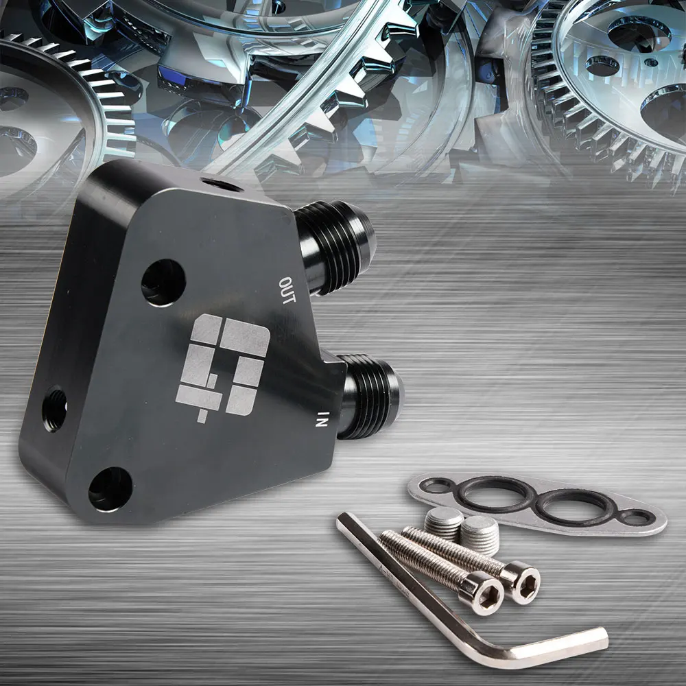 Free Shipping AN10 Oil Cooler Engine Adapter For LS1 LS2 LS3 Holden