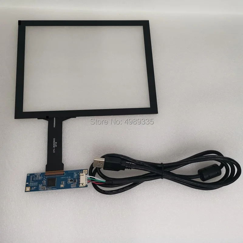 

8-inch capacitive touch G+G tempered glass structure 4:3 USB universal 10-point touch screen