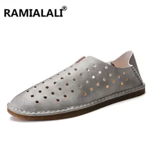 Мужские сандалии из натуральной кожи; новые летние мужские сандалии ручной работы; мужские пляжные сандалии; модные сандалии и шлепанцы