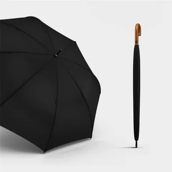 

Lang Man and Women's Business Umbrella Men Strong Windproof Semi Automatic Long Umbrella Large Umbrellas Mens Custom Logo Z612