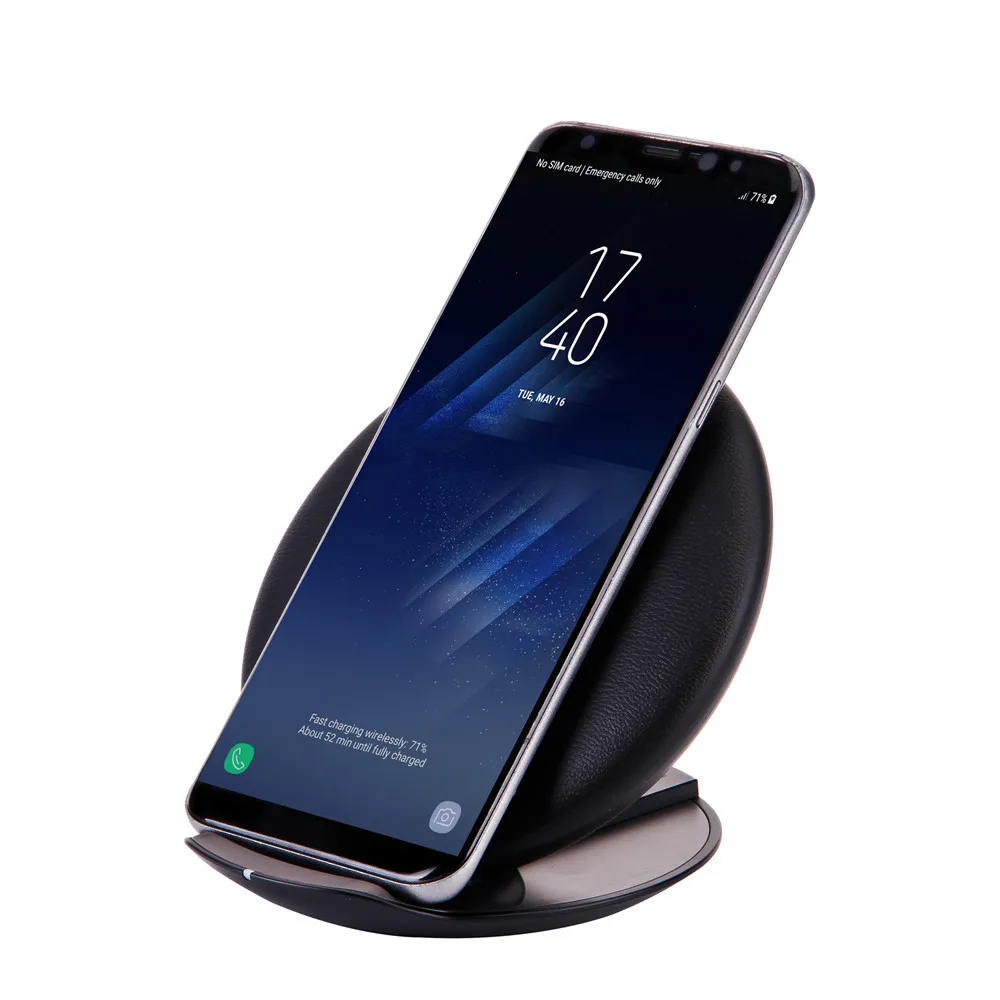 Быстрое беспроводное зарядное устройство Быстрая зарядка Подставка для samsung S8/S8