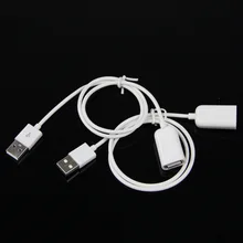 NEW 50CM White PVC Metal USB 2.0 Male to Female Extension Adapter Cable Cord 0.5m/1m 1/3 Ft 7ABC