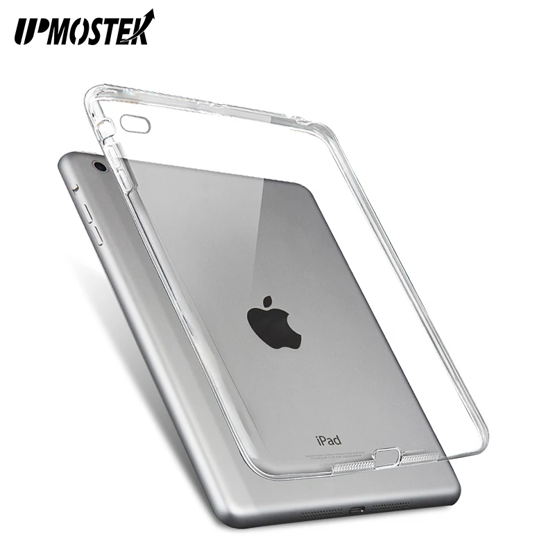 

UPMOSTEK Case For New iPad 2018 2017 9.7 inch 2 3 4 Air 1 2 Transparent Soft TPU Case For iPad mini 1 2 3 Clear Silicone Case