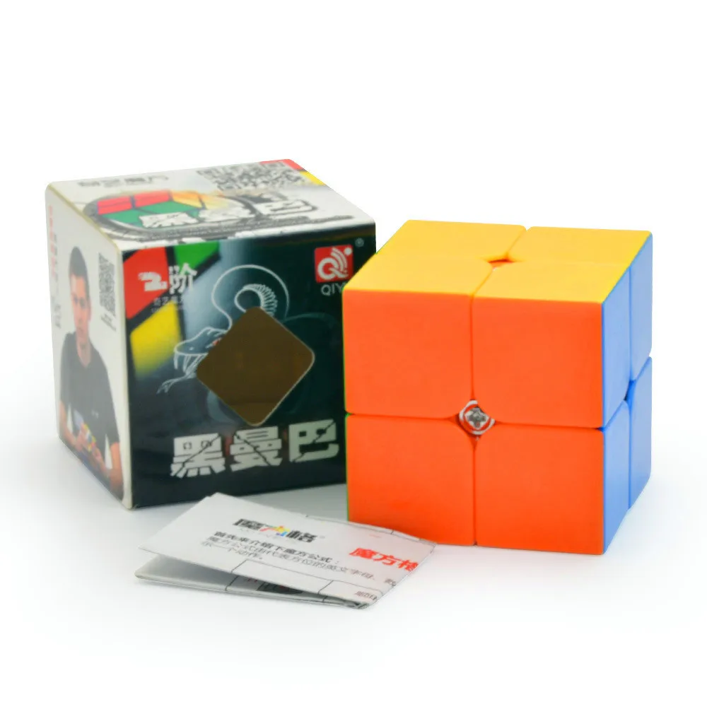 QIYI Black Mamba 2x2x2 Generation Speed Magic Cube Puzzle Twist 2x2 Fast Ultra-Smooth Multicolor Contest Toys | Игрушки и хобби
