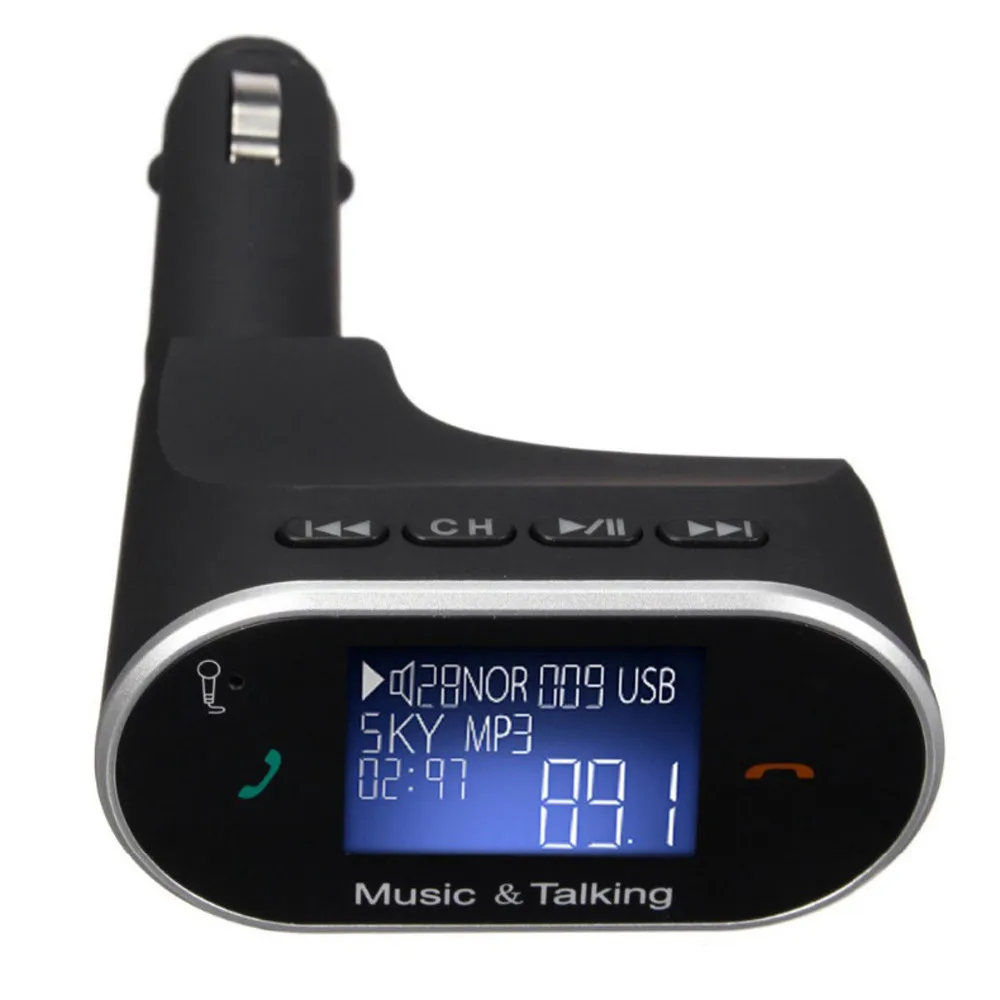 Автомобиль Mp3 плеер 87.5 мГц-108.0 мГц ЖК-дисплей Беспроводной Bluetooth Car Kit MP3 плеер FM передатчик модулятор дистанционного USB SD APR04