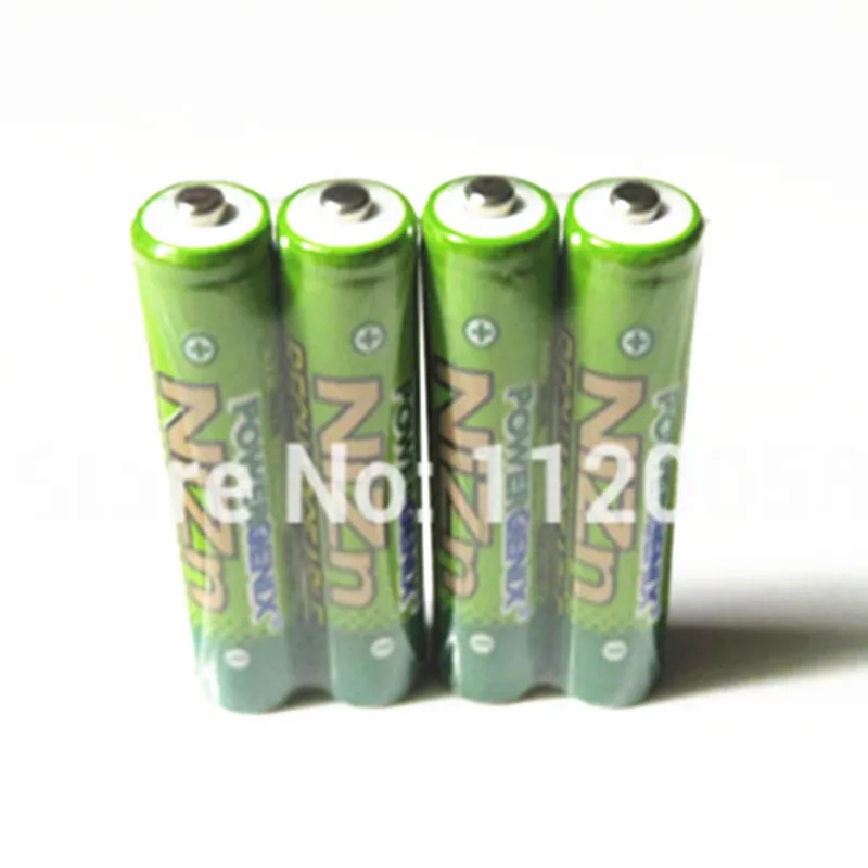 

Freeshipping 4Pcs/lot NiZn 1.6V AAA 900mWh Rechargeable Powergenix more than 1.5v Battery High Voltage For High Drain Usage
