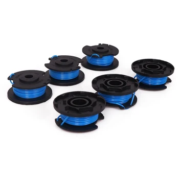 

6pcs Replacement synthetic Trimmer/Edger Spool Line Compatible Model Ryobi One+ 18-Volt 24V 40V Edger Trimmer Replacement Spool