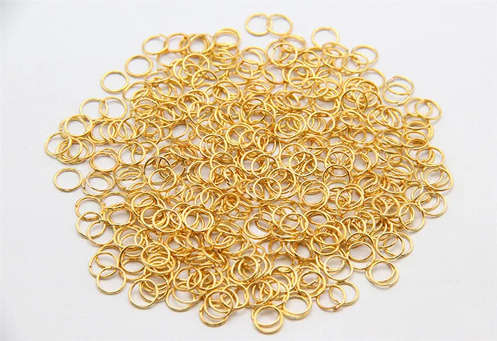 5 4-16mm Gold Link Loop Open Jump Ring For Diy Jewelry Marking Findings Connector Silver Jewelry Accessories For Necklace Bracelet Earring