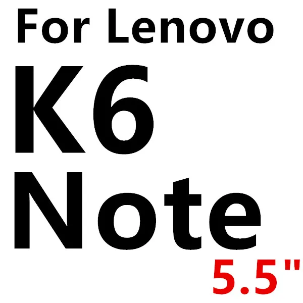 Закаленное стекло для защиты экрана для lenovo Vibe A Plus A1010 C A2020 A C2 K5 K6 power K4 Note Plus P2 P1 A7700 GLAS Sklo Cover - Цвет: K6 Note