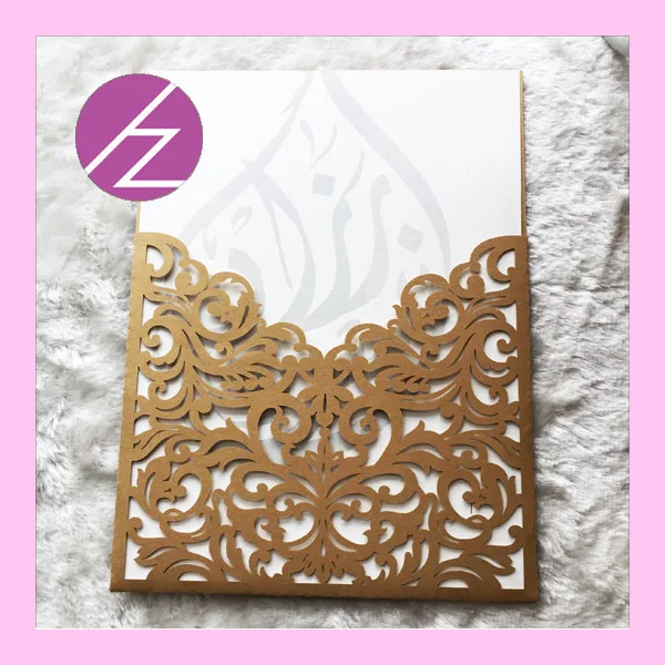 10pcs Lot Hot Laser Cut Paper Wedding Invitation Card 10pcs Lot Hot Laser Cut Paper Wedding Invitation Card Greeting Dinner Qj 54 15 20cm In Cake Decorating Supplies From Home Garden